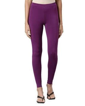 Women Leggings with Elasticated Waist-image-7