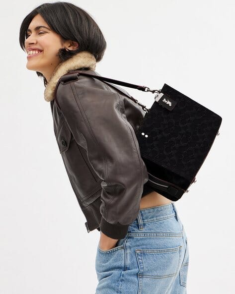 Coach Rogue 25 Shoulder bag 2way Black Coach Rogue Bag 25 - Brass 