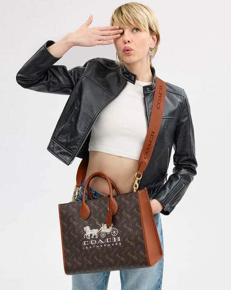 ◇Coach◇ Ace Tote 35 with Horse and Carriage COACH-