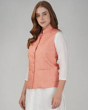 deific Mandarin Collar Nehru jacket-picture-22