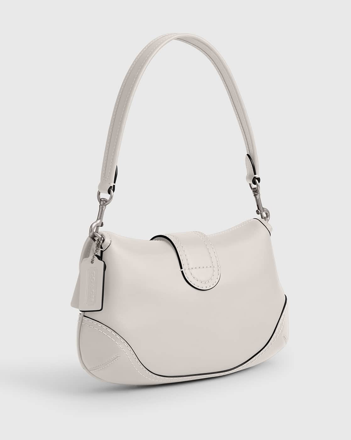 Buy Coach Soho Leather Medium Bag | White Color Women | AJIO LUXE