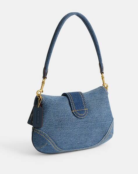 Buy Coach Repurposed Denim Soho Medium Bag | Blue Color Women