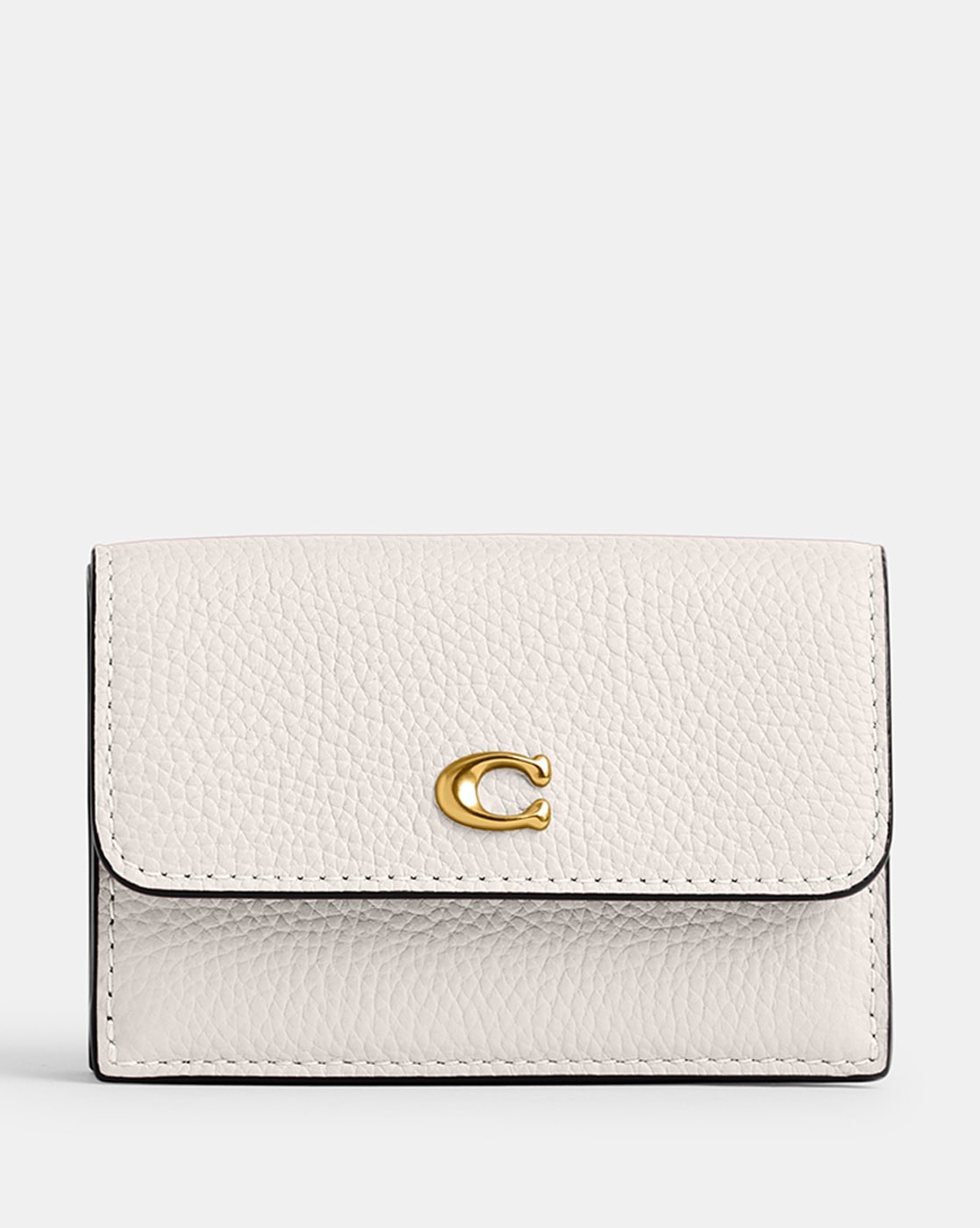 Buy Coach Mini Tri Fold Wallet White Color Women AJIO LUXE