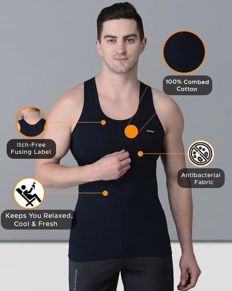 Buy Multicoloured Vests for Men by Dollar Online