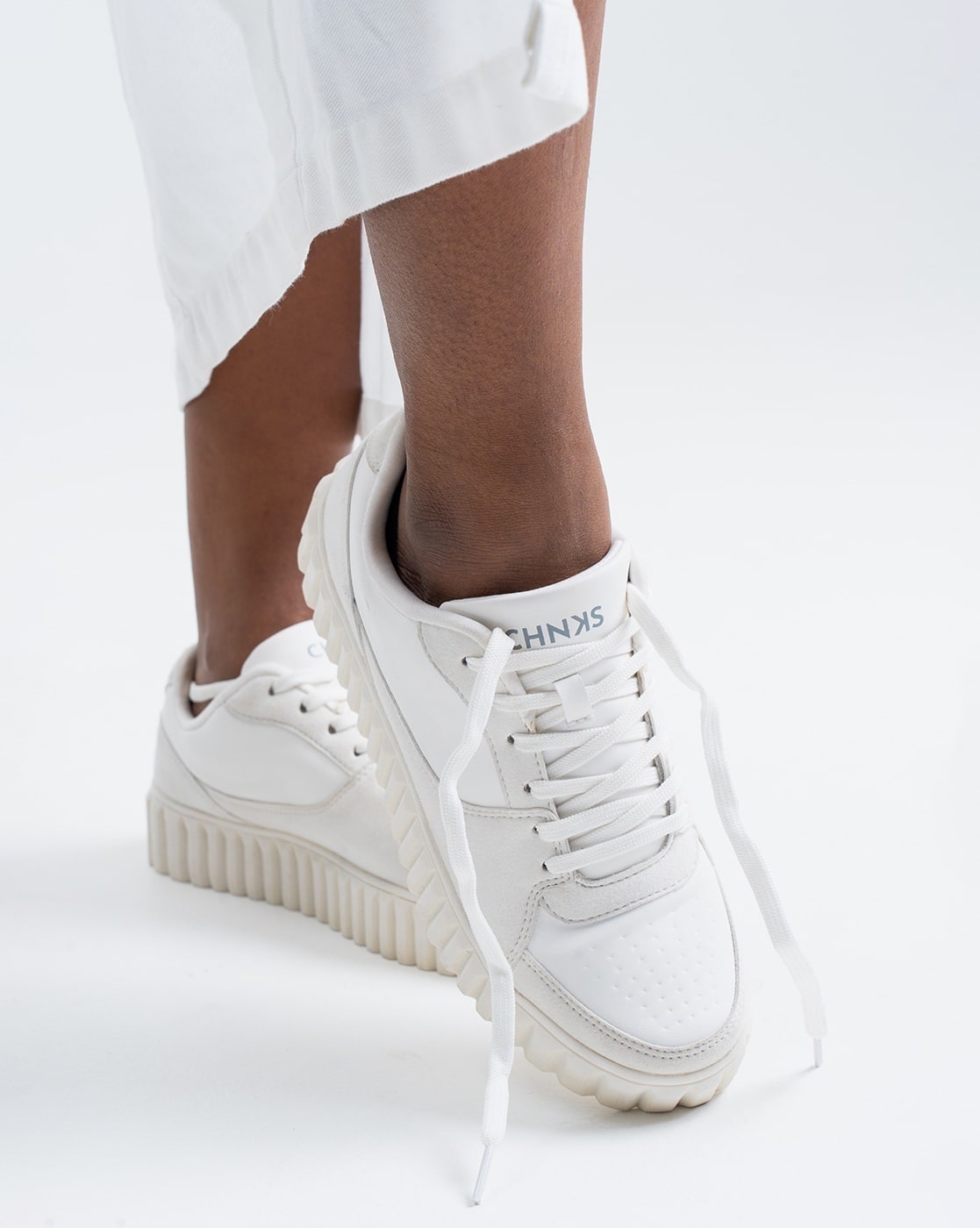 Buy White Sneakers for Women by CHNKS Online