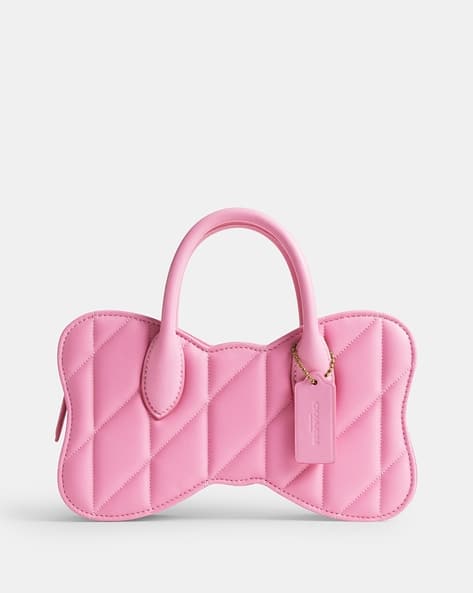 Buy Coach Quilted Bow Medium Bag Pink Color Women AJIO LUXE