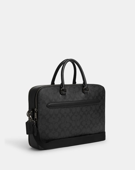 Buy Coach Ethan Brief Bag Black Color Men AJIO LUXE