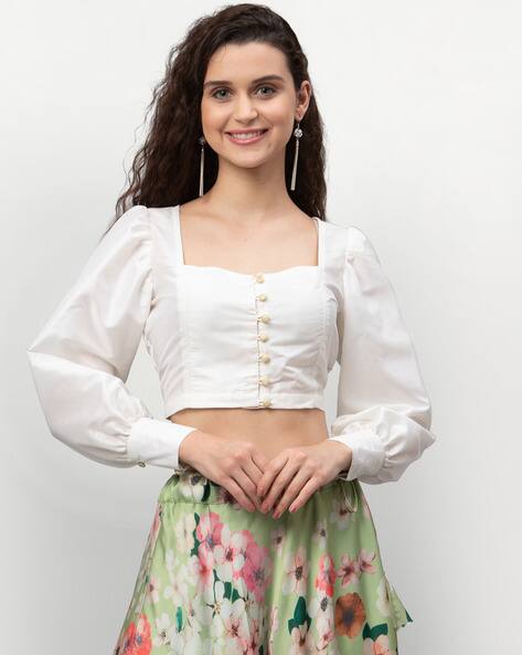Buy White Blouses for Women by Studiorasa Online | Ajio.com