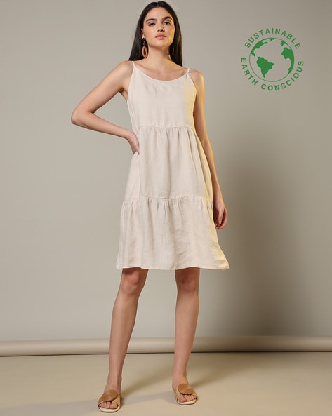 Linen Strap Dress