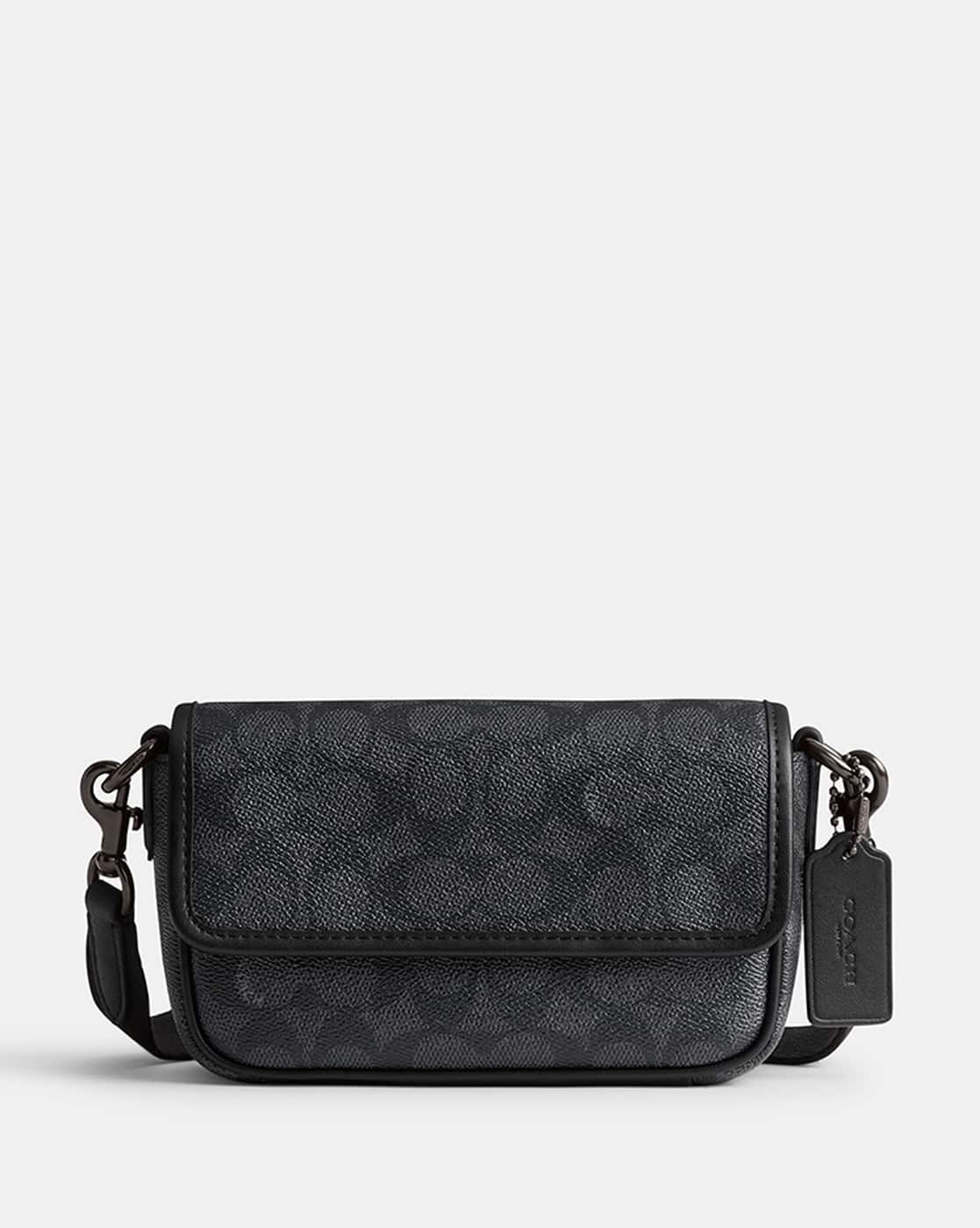 Buy Coach Charter Small Flap Crossbody Bag 18 | Charcoal Grey