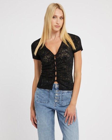 Guess lace top best sale