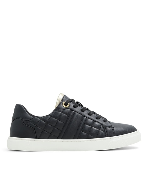 Aldo Women Lace-Up Round-Toe Sneakers