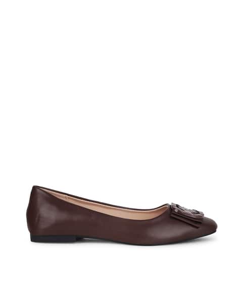 Bata Women Slip-On Ballerinas with Metal-Accent