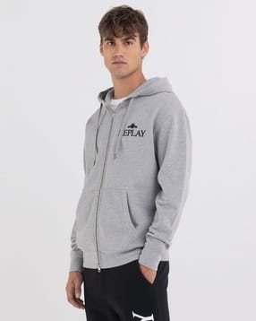 replay Pure Logo Piece Dyed Cotton Fleece Sweatshirt-picture-23