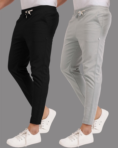 Pack Of 2 Straight Track Pants with Insert Pockets