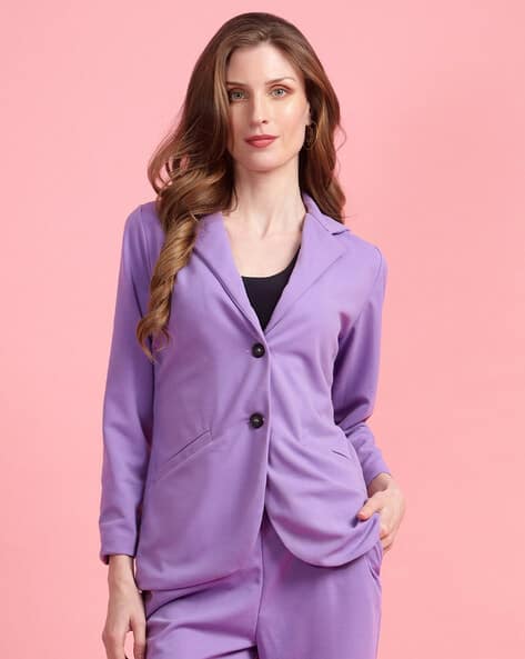 Women Double-Breasted Blazer