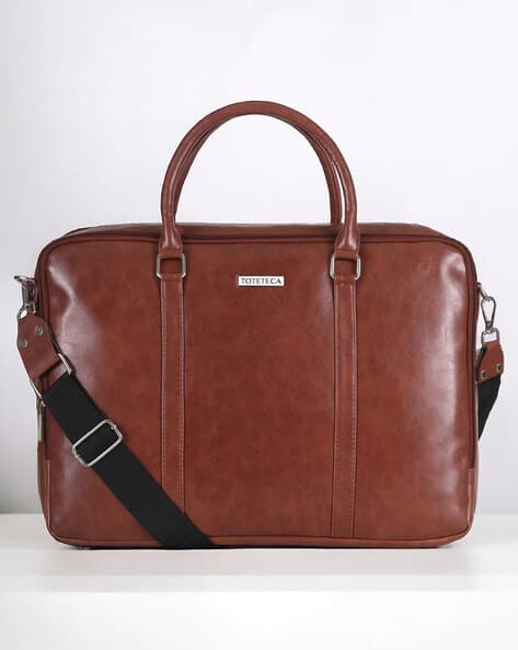 toteteca Women Laptop Briefcase with Detachable Strap
