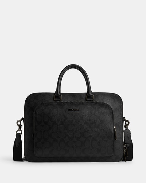 Buy Coach Ethan Brief Bag Black Color Men AJIO LUXE