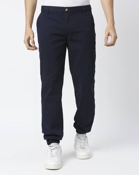 THOMAS SCOTT Men Slim Fit Flat-Front Jogger Pants