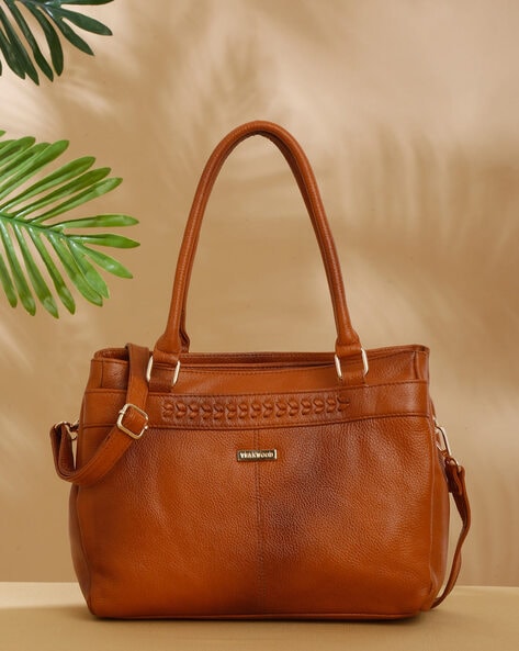 Buy Tan Handbags for Women by TEAKWOOD LEATHERS Online Ajio