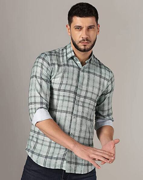 Buy Green Shirts for Men by Indo Online