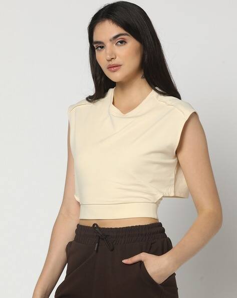 Women Loose Fit Crop Top