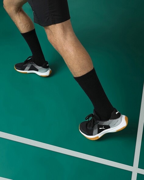 Puma Black Green Rise XT 4 Badminton Shoes for women Get stylish shoes for Every Women Online in India 2024 PriceHunt
