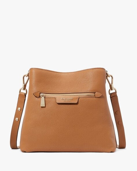 Hudson Pebbled Leather Medium Shoulder Bag