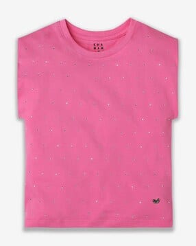 Girls Cotton T-Shirt-image-2