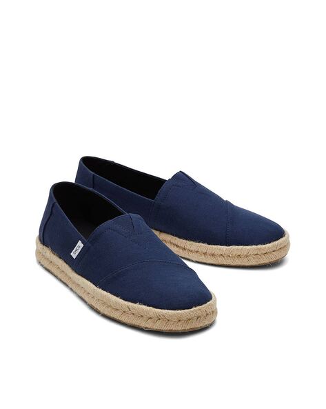 Navy Jute Wrap Espadrilles