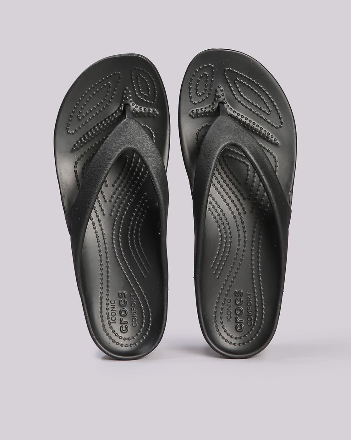 Buy Black Flip Flop Slippers for Women by CROCS Online