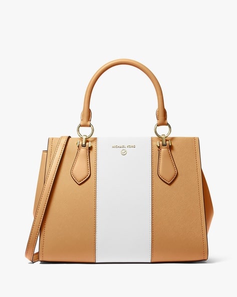 Marilyn Medium Saffiano Leather Satchel Bag