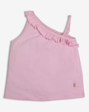 ed-a-mamma Girls Cotton Embroidered Top-picture-12