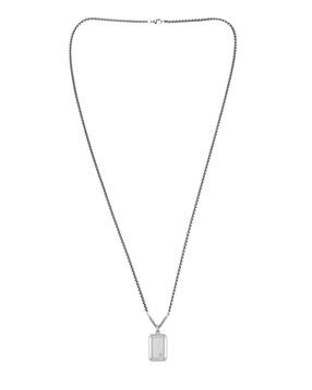 daniel klein Men Silver-Plated Linked Chain with Pendant-picture-17