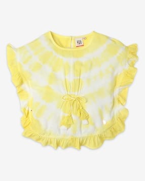 ed-a-mamma Girls Tie & Dye Poncho Top-picture-15