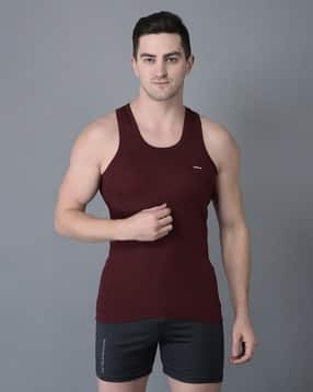dollar bigboss Men Combed Cotton Vest with Brand Print-picture-40