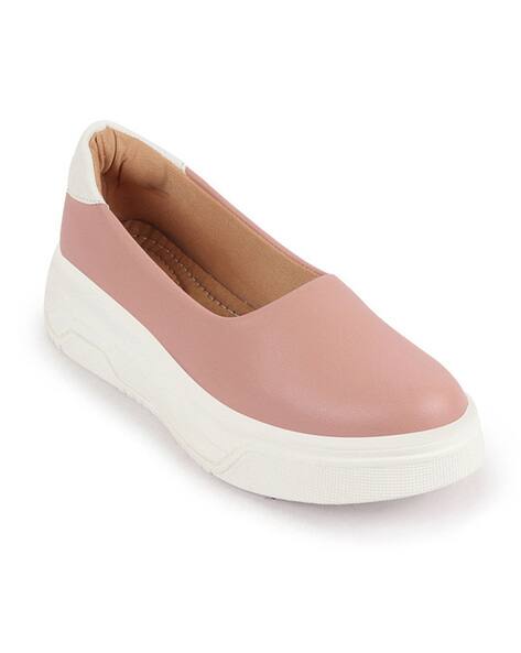 FAUSTO Women Colourblock Slip-On Ballerinas