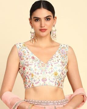 soch Women Embroidered Back-Open Blouse-picture-45