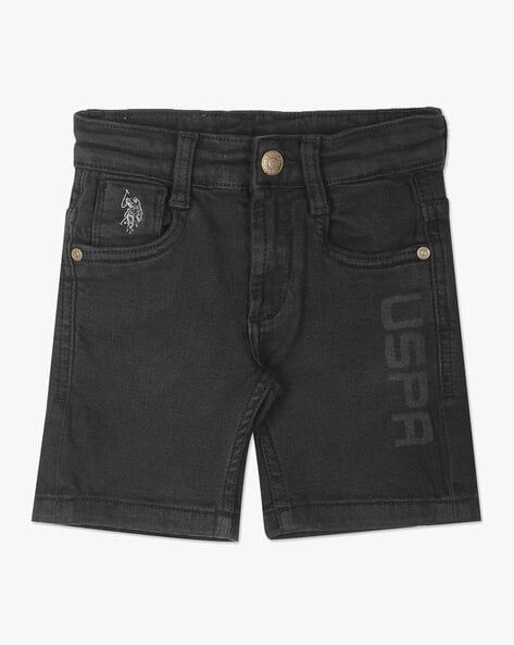 Buy Black Shorts 3 4ths for Boys by U.S. Polo Assn. Online Ajio