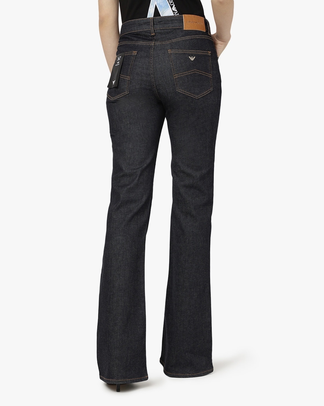 パンツ 00s ARMANI JEANS eagle logo denims Buy EMPORIO ARMANI Eagle Logo On Pocket Mid-Rise Slim Fit Jeans