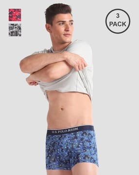 u.s. polo assn. Men Pack of 3 Printed Trunks-picture-11