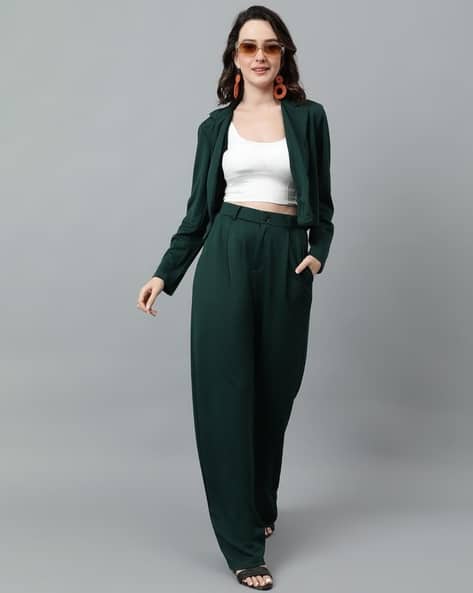 KOTTY Women 2-Piece Blazer & Trousers Set