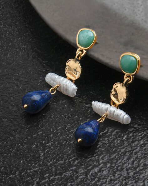 Accessorize fashion blue earrings