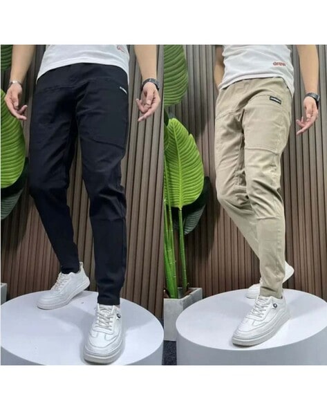 Pack of 2 Men Mid-Rise Track Pants