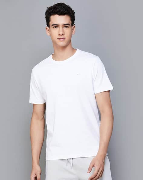 Men Regular Fit Crew-Neck T-Shirt