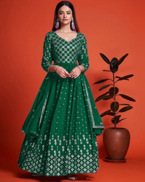 Buy Green Dress Material for Women by ETHNIC YARD Online | Ajio.com Buy Green Dress Material for Women by ETHNIC YARD Online | Ajio.com