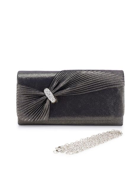 Grey clutch best sale