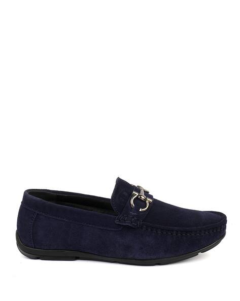 BRATVA Slip-On Loafers with Metal Accent