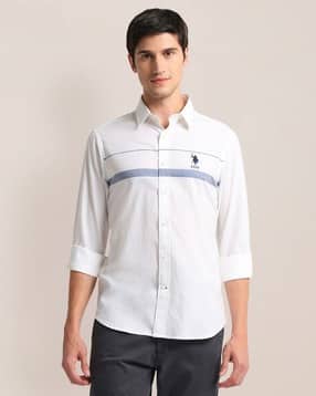 u.s. polo assn. Men Striped Regular Fit Shirt-picture-36