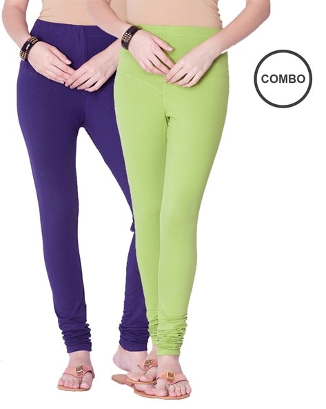 Buy Green Leggings for Women by DOLLAR MISSY Online Ajio